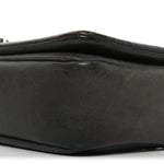 Calfskin Diamond Embossed Medium New Chic Flap Dark Grey