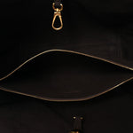Calfskin Monogram Kimono Tote  Black