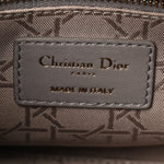 Lambskin Cannage Small My ABCDior Lady Dior Grey