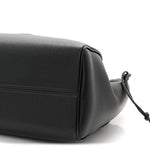 Calfskin Cuir Triomphe Cabas Drawstring Black