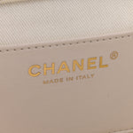 Caviar Quilted Mini Business Affinity Backpack White