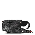 Denim Monogram Web Belt Bag Blue Multicolor