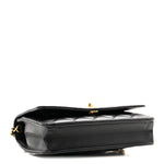 Lambskin Quilted CC Pearl Crush Wallet on Chain WOC Black