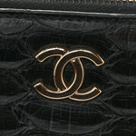 Snakeskin Waist Bag Black