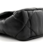Lambskin Quilted Medium Chanel 19 Flap Black