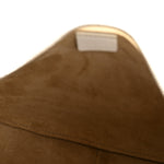 Smooth Calfskin Half Moon Shoulder Bag New Ivory