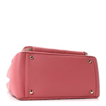 Caviar Quilted Small Business Affinity Shopping Bag Pink
