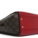 Calfskin Monogram Kimono Tote Cherry