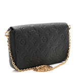 Empreinte Pochette Felicie Chain Wallet Black