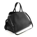 Calfskin Medium Hug Bag Black