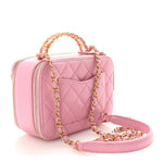 Caviar Quilted Pick Me Up Mini Vanity Case Pink
