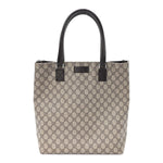 GG Plus Monogram Small Vertical Tote Dark Brown
