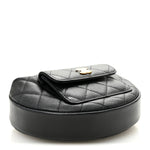 Caviar Quilted Polly Pocket Pouch Hobo Black