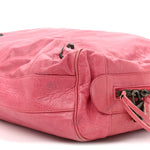 Agneau Classic Hardware Briefcase Tote Pivoine