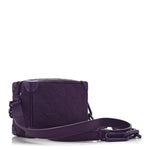 Taurillon Monogram Mini Soft Trunk Black Purple Night