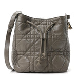 Calfskin Macrocannage Medium D-Motion Bag Clay Green