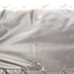 Nylon Coco Cocoon Zipped Tote Silver