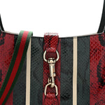 Snakeskin Web Small Jackie 1961 Hobo Green