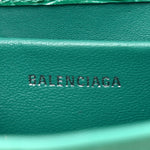 Shiny Super Supple Calfskin Crocodile Embossed Small XX Flap Stretch Bag Jade