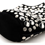 Suede Studded Small Livia Black