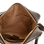 GG Supreme Monogram Web Small Ophidia Shoulder Bag Brown