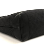 Denim Monogram Tote Bag Black
