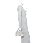 Oblique Mini Book Tote Grey Multicolor