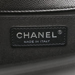 Caviar Quilted Medium Boy Flap Black