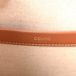 Canvas Calfskin Striped Triomphe Small Cabas Thais Multicolor