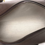 GG Supreme Monogram Textured Dollar Calfskin Web Medium Savoy Bowling Bag Beige Ebony New Acero