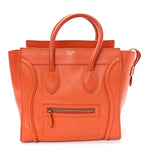 Smooth Calfskin Mini Luggage Orange