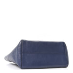 Dollar Calfskin Small Swing Tote Classic Marine Deep Cobalt