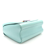 Iridescent Grained Calfskin Summer Splash Twist MM Blue