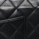 Caviar Jumbo Single Flap Black