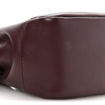 Lambskin Matelasse Monogram Mini Jamie Shoulder Pouch Bag Rouge Cabernet