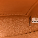 Lambskin Quilted Medium Trendy CC Flap Dual Handle Bag Camel