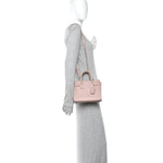 Grained Calfskin Nano Sac De Jour Pale Blush