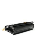 Lambskin Quilted Mini Becky Chain Bag Vert Fonce