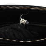 Saffiano Large Galleria Double Zip Tote Black