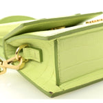 Calfskin Crocodile Embossed Le Chiquito Light Green