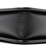 Monogram Jumbo GG Textured Dollar Calfskin Web Mini Crossbody Bag Black