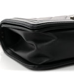 Calfskin Quilted Medium Boy Flap Black