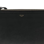 Lambskin Large Trio Crossbody Bag Black