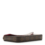 Monogram Pochette Felicie Chain Wallet Fuchsia
