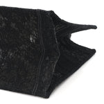 Canvas Embroidered Mesh Macrame Medium Toile de Jouy Soleil Book Tote Black