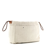 Canvas Barenia Fourbi 25 MM Pouch Naturel Fauve