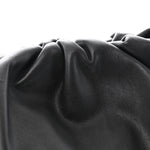 Smooth Butter Calf The Pouch Oversized Clutch Black