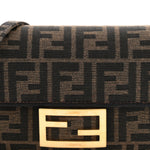 Fabric Jacquard FF 1974 Mini Baguette Tobacco Moro Black