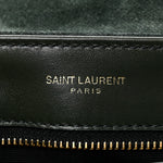 Suede Y Quilted Monogram Toy Loulou Crossbody Bag Dark Forest