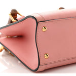 Wonka Grain Calfskin Mini Diana Tote Bag Wild Rose Fuxia Fluo